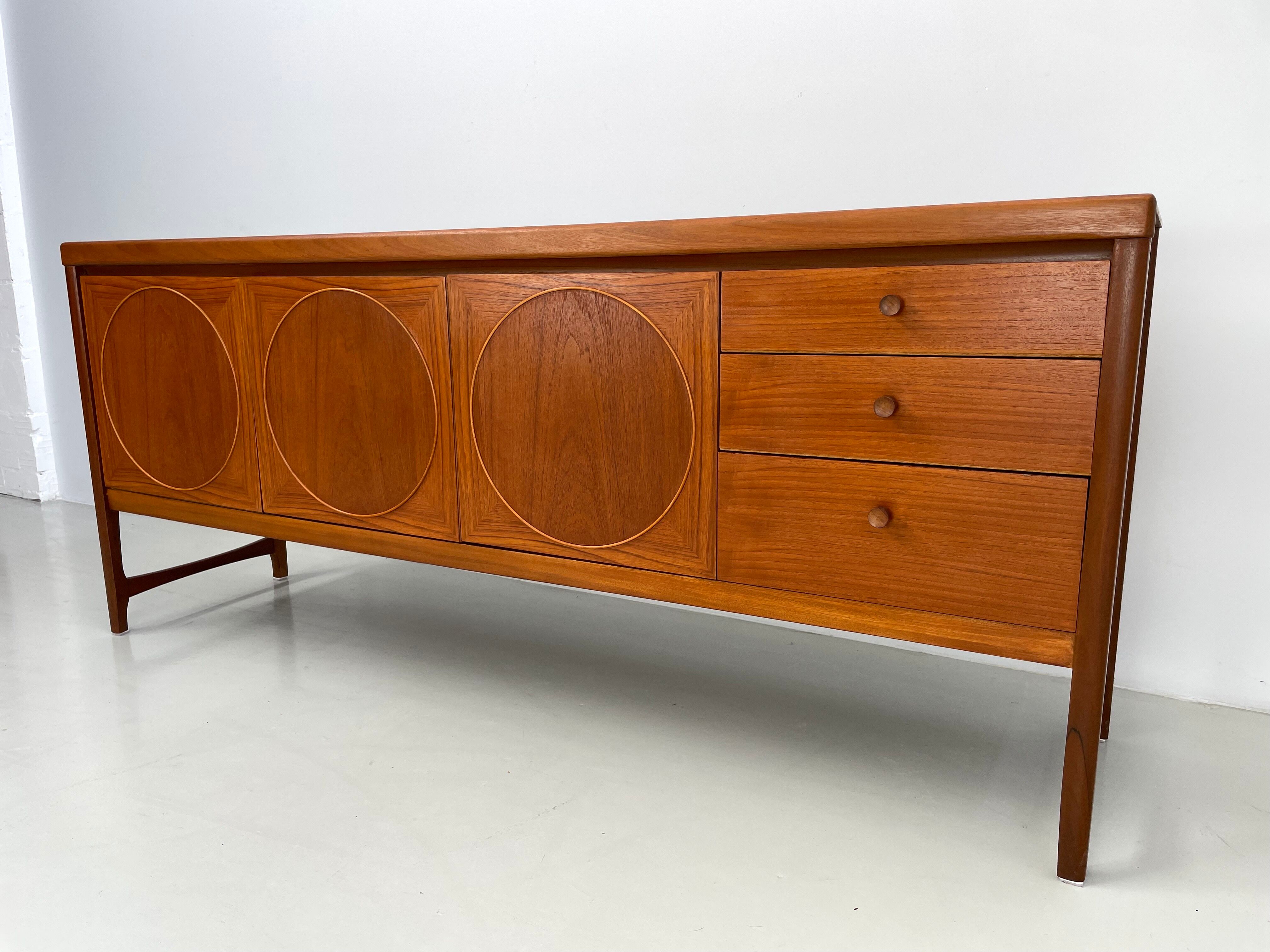 Vintage Nathan "Circle" sideboard 1960's