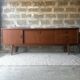 Vintage Scandinavian teak sideboard, 1960.