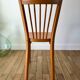 Chaise bistrot Baumann en bois de hêtre clair N°12 années 50