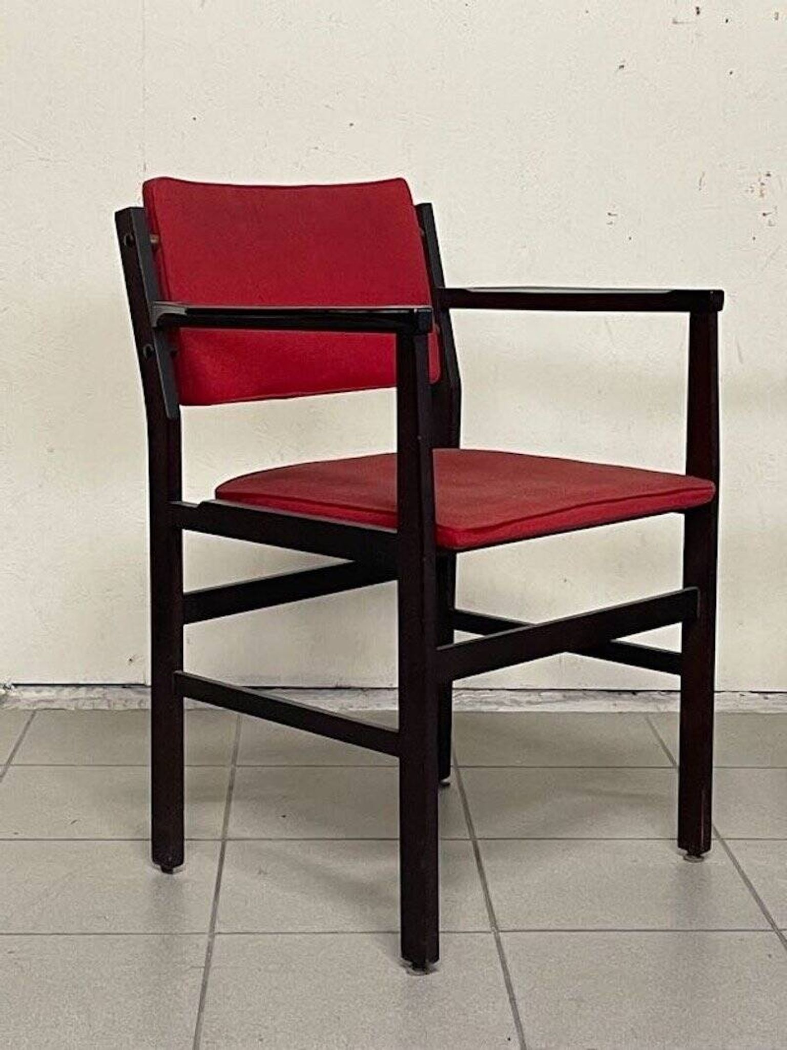 Armchairs with armrests, 1960s, set of 2