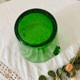 Small bubble glass ice bucket in the style of Biot