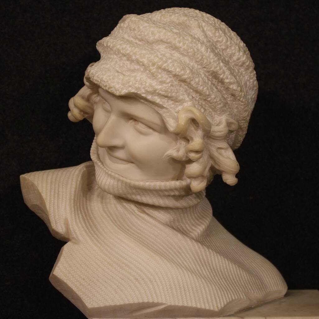 20th century Italian marble sculpture