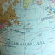 Globe terrestre vintage Scan Globe Danemark