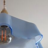 Vintage blue opaline hanging