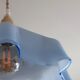 Vintage blue opaline hanging