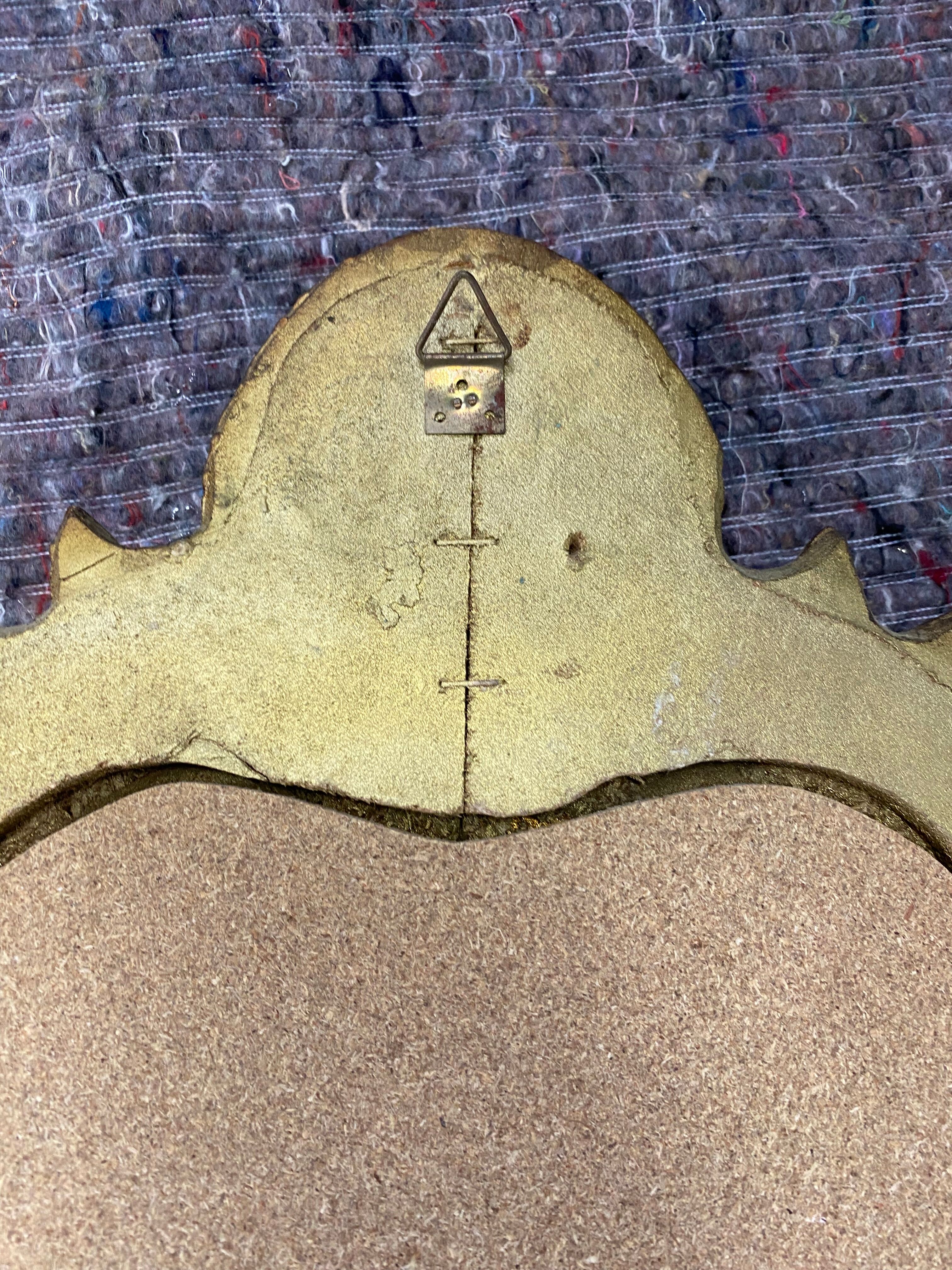 Golden mirror shell Louis XV