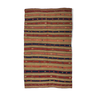 Tapis Kilim turc vintage 247x157 cm