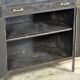 Polished iron medical cabinet, 1950s