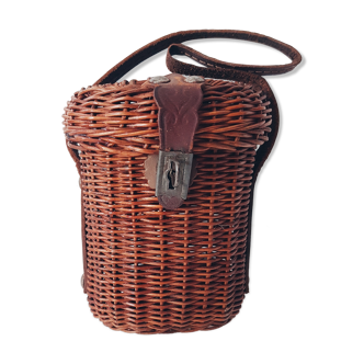 Wicker case for Minaudière glass