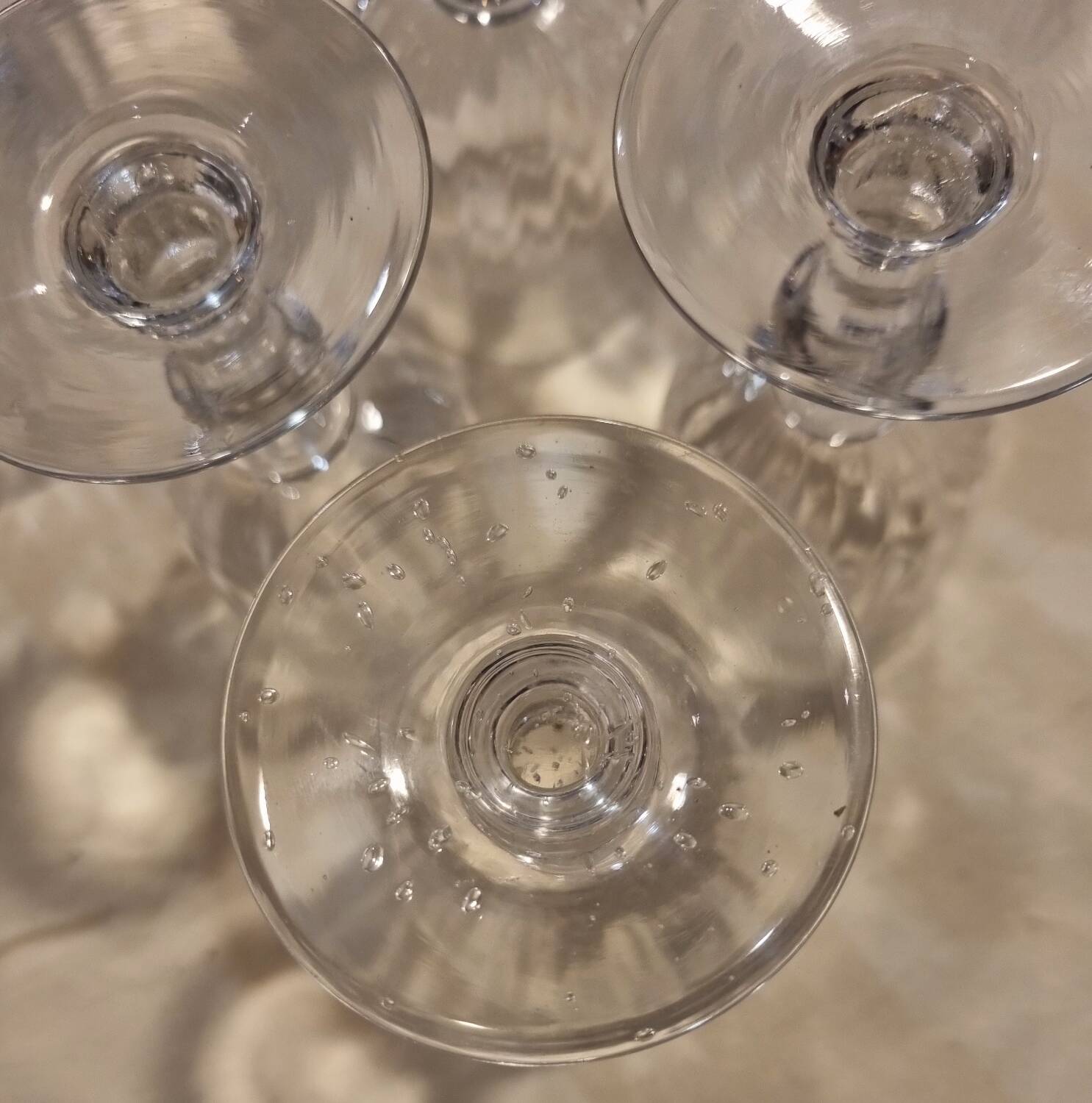 Set of 8 Baccarat glasses