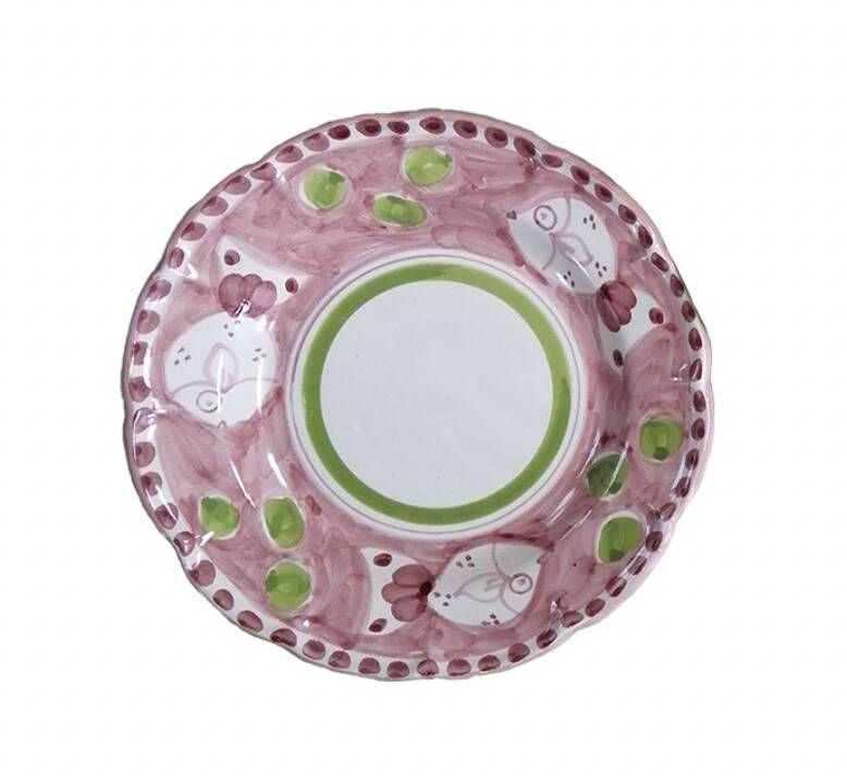 Pink Fish Pasta Plate