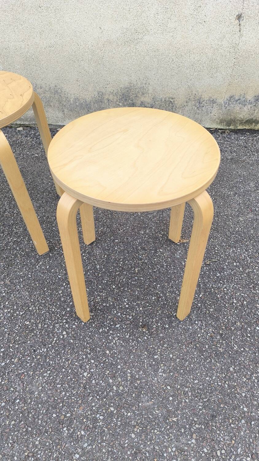 Paire de tabouret Frosta 1990