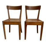 Pair of Diaco bistro chairs