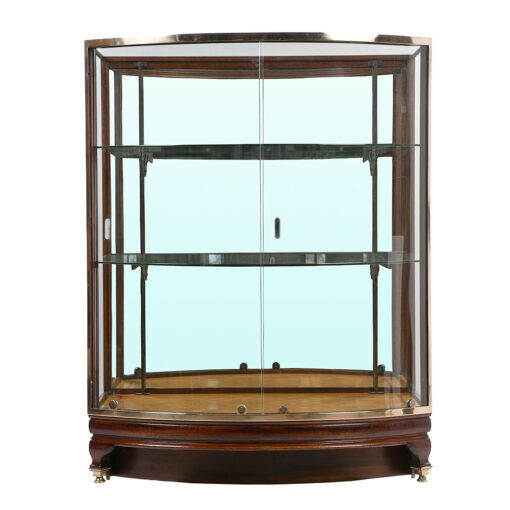 Brass and mahogany shop window