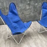 Pair of AA butterfly armchairs, 1970s