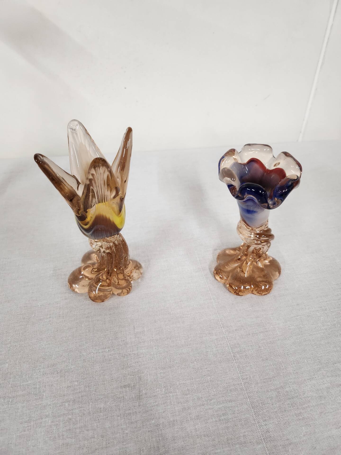 2 small candle holders