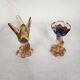 2 small candle holders