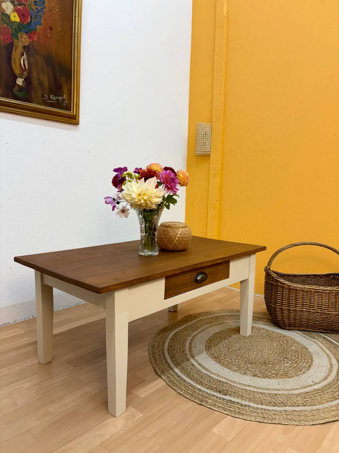 Chestnut coffee table