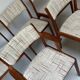 Vintage Danish dining set table and chairs