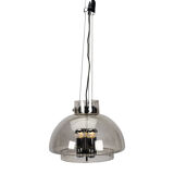 Chrome Vintage Pendant Lamp for Limburg Glashütte
