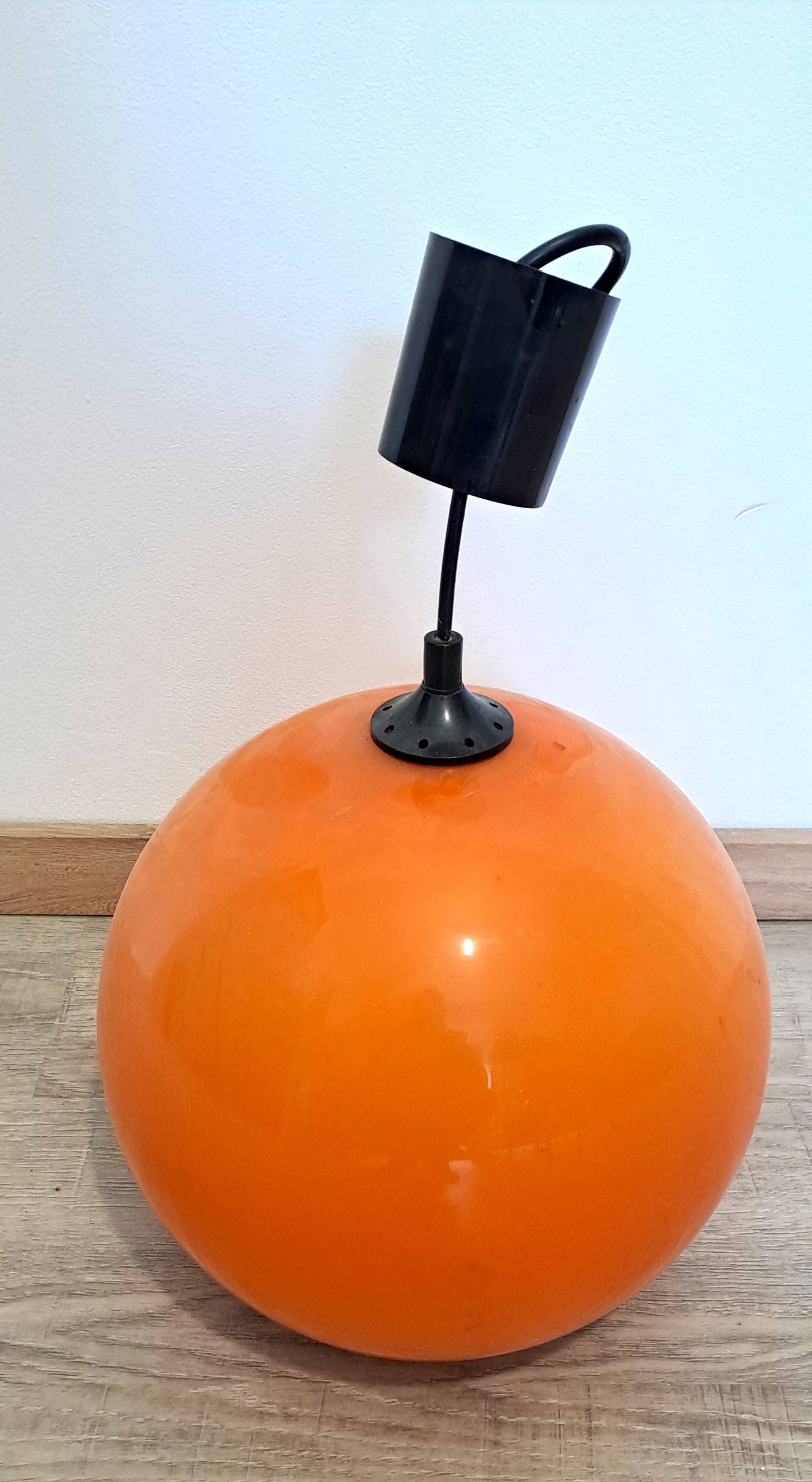 Vintage 70's Bubble Lamp Light Fixture