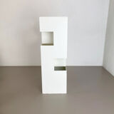 Original Modernist Cubic Pop Art Metal Umbrella Stand, France, 1970s
