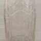 Liquor service crystal carafe glasses silver metal