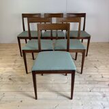 Set of six chairs, Denmark 1960s