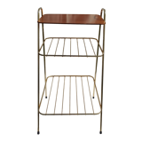 Golden metal side table 60s