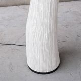 Contemporary fabric flower floor lamp