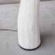 Contemporary fabric flower floor lamp