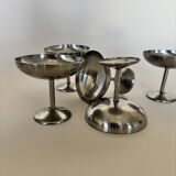 Set of 6 stainless steel bowls