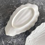 porcelain shell bowls, empty pocket