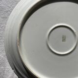 Set of 2 Limoge porcelain dishes, floral pattern.