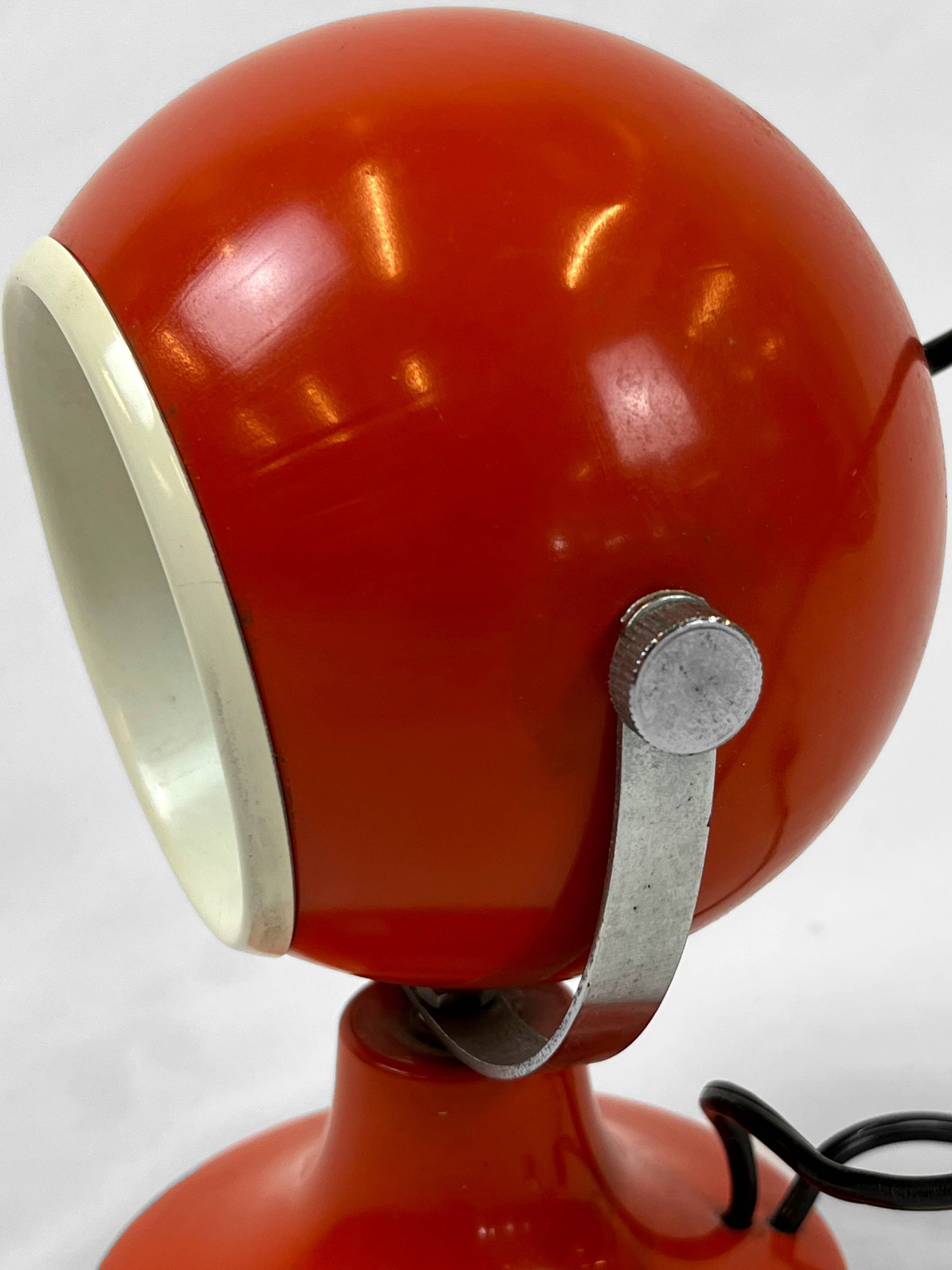 "Eye Ball" desk lamp, 60s.