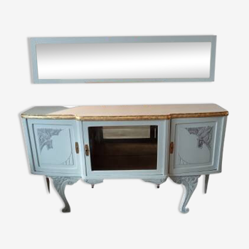 Double body high cabinet + mirror