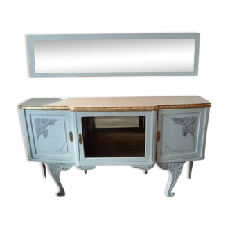Double body high cabinet + mirror