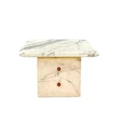 Vintage marble coffee table, 1980s