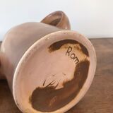 Signed sandstone pitcher