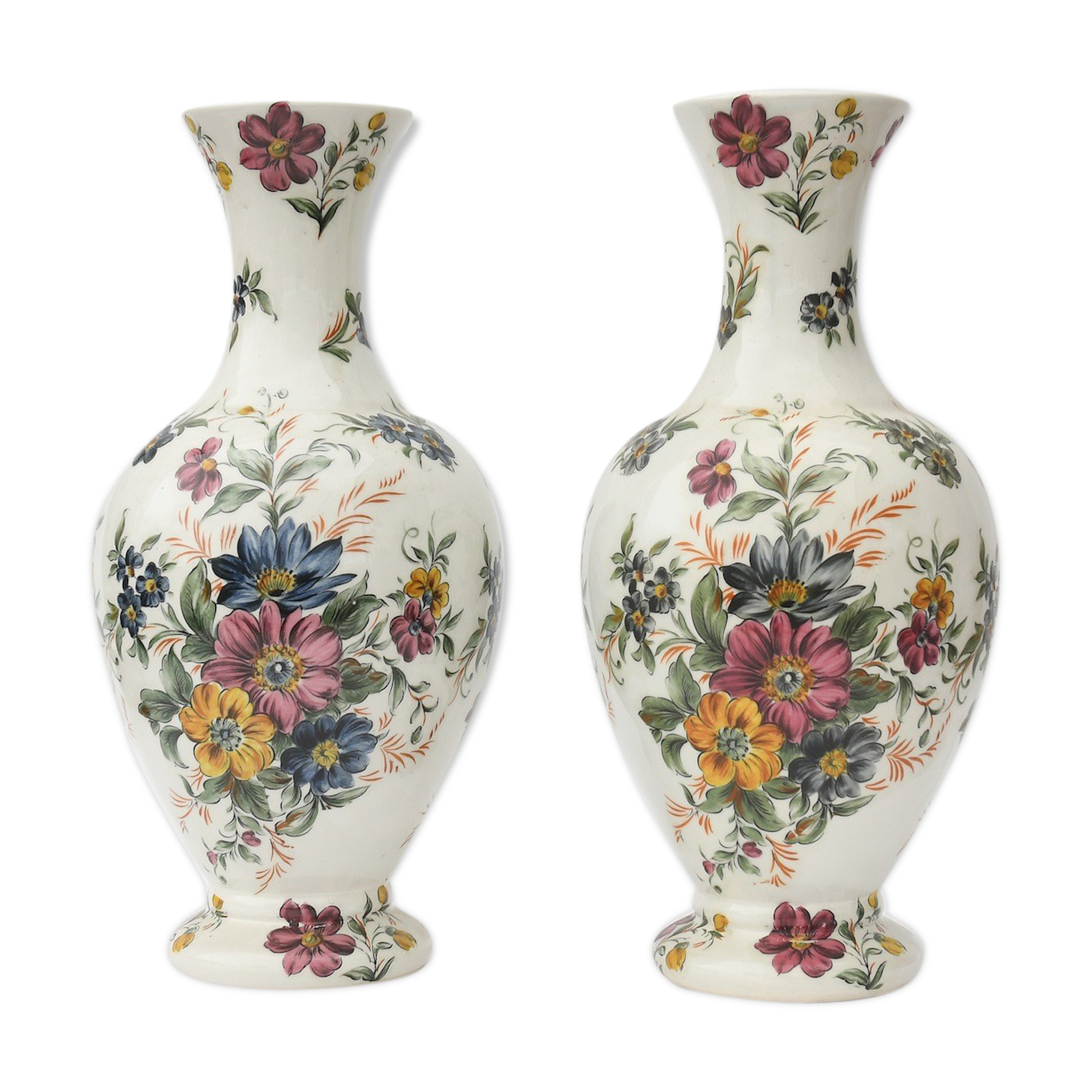 Pair of porcelain vases