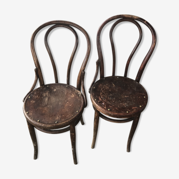 Paire de chaises Bistrot