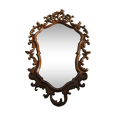 Oak mirror rococo style 81x47cm
