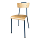 Chaise d'école vintage rénovée