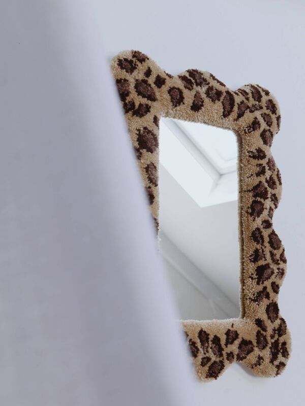 Miroir ondulé léopard