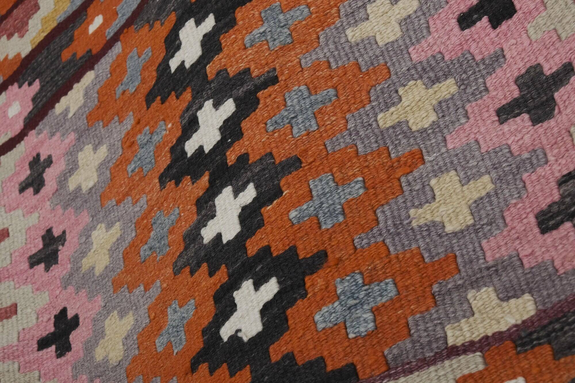 Vintage Turkish hallway rug 80x426 cm