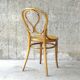 Chaise bistrot de vienne Thonet n°20, oméga cannée - ca, 1875