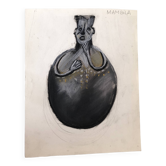 African Pottery Illustration