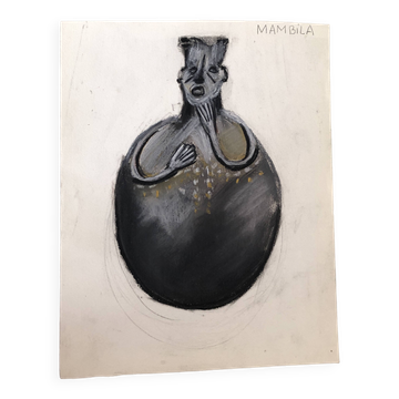 African Pottery Illustration