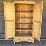 Raw wood wardrobe