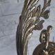 Art deco bronze wall lamp